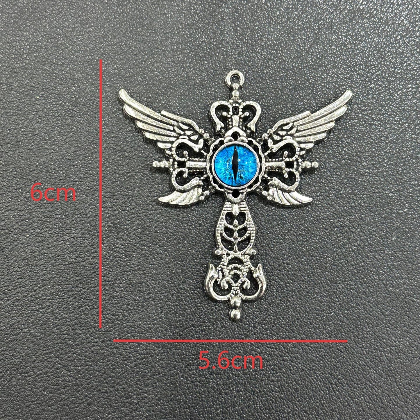 Devil Eye Wing Cross Pendant
