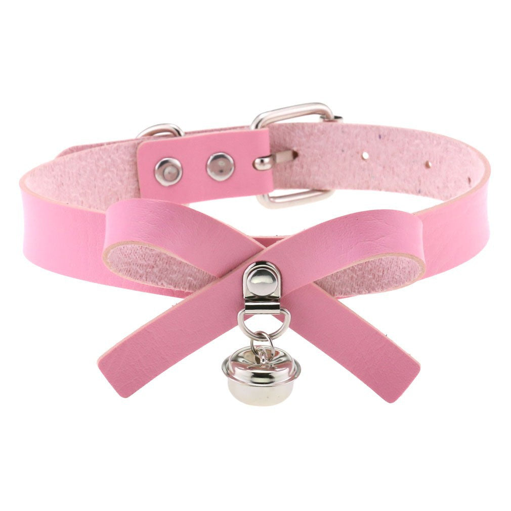 French Retro Red Rose Flower Collar