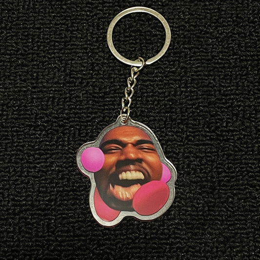 Kanye West Keychain Hip Hop Accessory