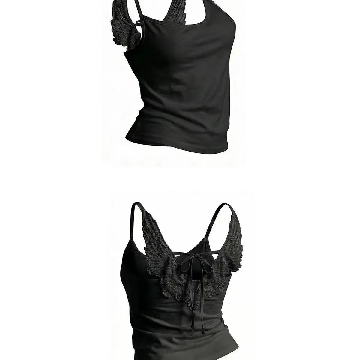 Angel Wings Embroidered Camisole Top