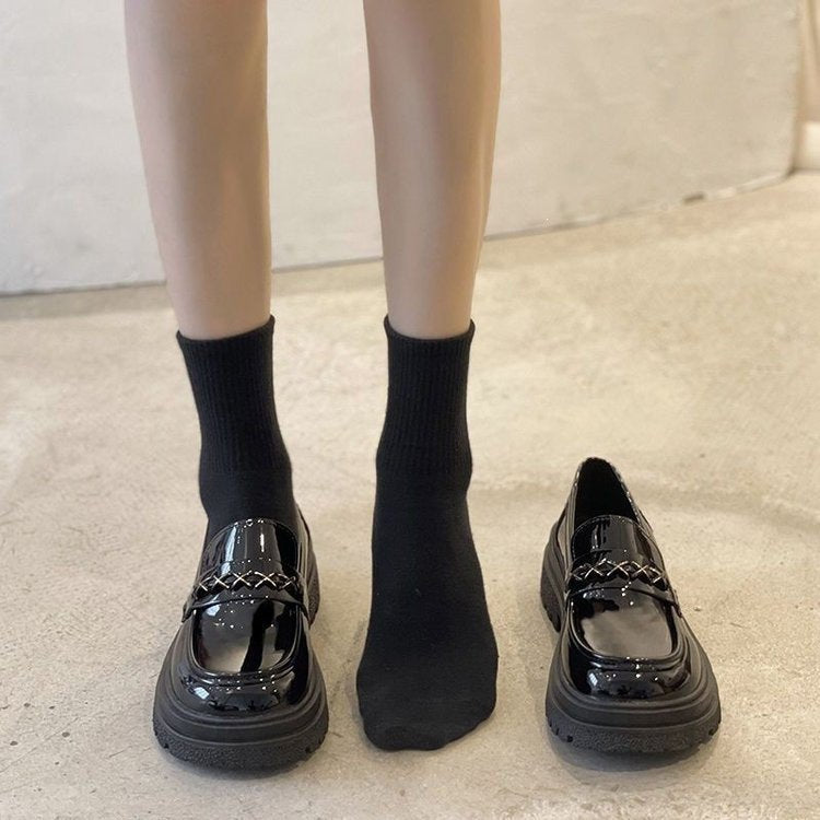 British Style Women's Leather Shoes