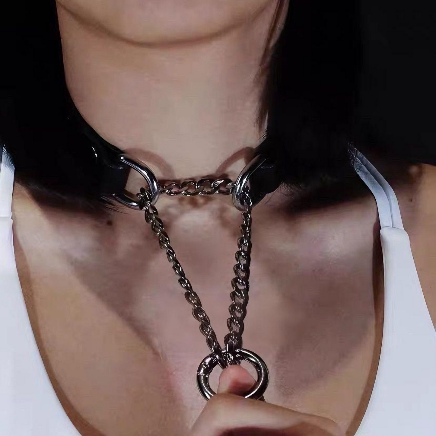 Gothic Chain Choker Necklace